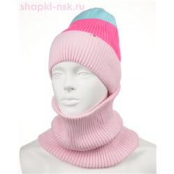 17-36-L Комплект флис (колпак+снуд) (50-54)