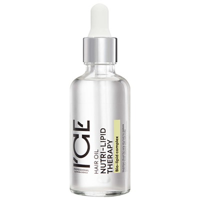 ICE NUTRI-LIPID THERAPY Масло для питания и блеска  пористых и тусклых волос 50 мл