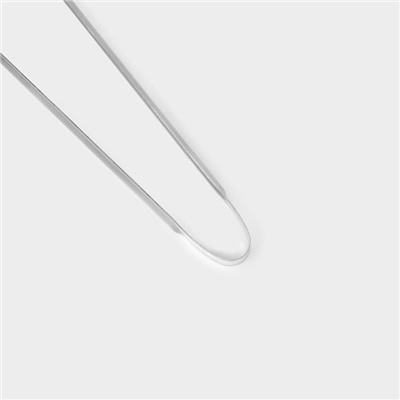 Щипцы кухонные Доляна, 22 см, цвет серебристый