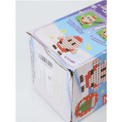 УЦЕНКА Аквамозаика «Снежная баночка», дедушка мороз, более 200 шариков