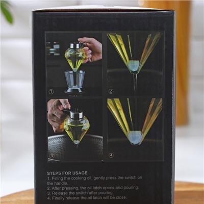 Ёмкость для масла и соуса Magistro «Сапфир», 200 мл, цвет прозрачный