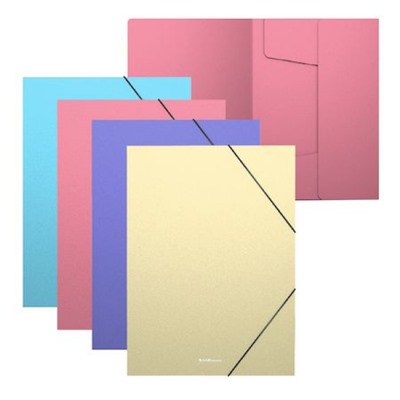 Папка на резинке А4 50400 Matt Pastel ассорти 700мкм ErichKrause