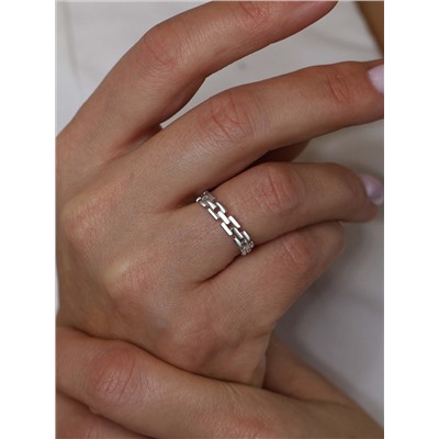 Кольцо из серебра родированное 925 пробы 10-1349р