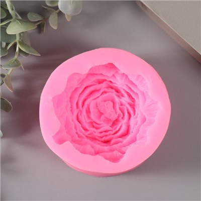 Молд силиконовый «Пионовидная роза» 9.5×3 см