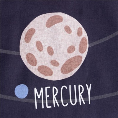 Постельное бельё 1.5-спальное «Этель» Planet, бязь