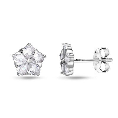 Серьги, куб.циркон., SL-FCN1