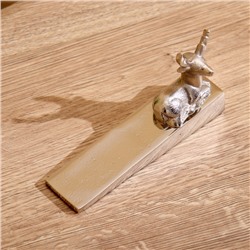 Стоппер дверной «Олень», 16.5×5×9 см, алюминий