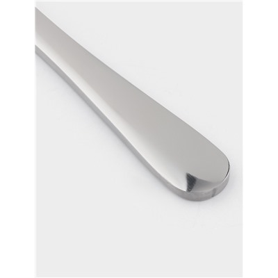 Ножи для стейка Доляна, длина 23 см, толщина рабочей части 2.2 мм, толщина ручки 5 мм, 410 сталь, набор 3 шт., нержавеющая сталь, серебристые