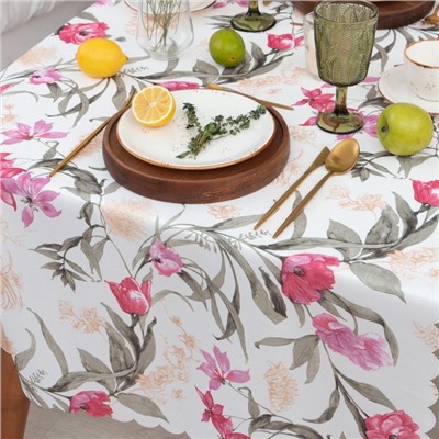 Скатерть «Доляна. Лютики», 145×220 см, 100% п/э