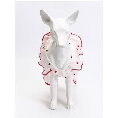 Платье для животных «Зефирка», полиэстер, M, ДС 30, ОГ 40 см, полиэстер