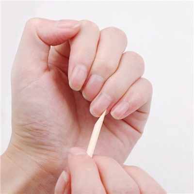 Апельсиновые палочки для маникюра, 7 см, 100 шт.