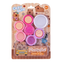 Набор детской косметики "Красим пряди и ногти" на листе