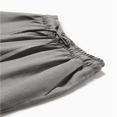 Брюки мужские MIST Linen, размер 56, серые