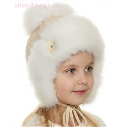 244-З Шалунья Ушанка для девочки (48-50)