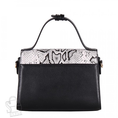 Сумка женская кожаная 23010G black white Vitelli Grassi/30