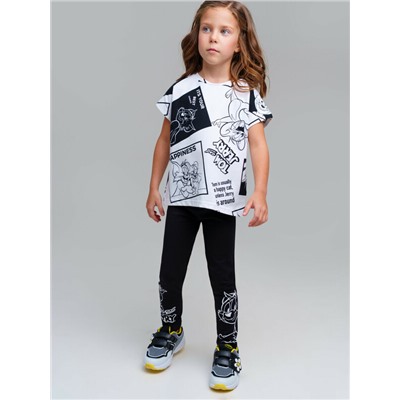 Фуфайка трикотажная для девочек (футболка)