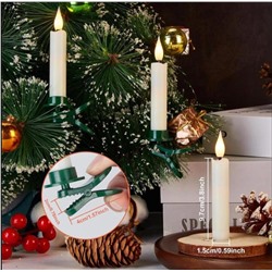 Свечи  с пультом, 10шт