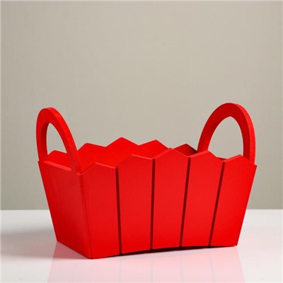 Подарочный ящик «Мария», 25×16×18 см, МДФ, красный