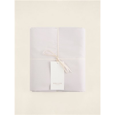 Простыня на резинке 1.5-спальная SL Home Beige, 140×200+30 см, сатин