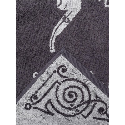 Полотенце махровое Этель «Джентльмен», 50×90 см, 420 г/м², серое