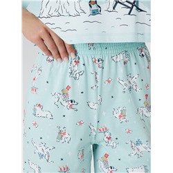 КОМПЛЕКТ ЖЕНСКИЙ (ФУТБОЛКА, БРИДЖИ) 592444