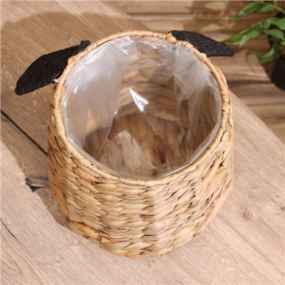 Корзина плетёная «Собачка», 29×29×24 см