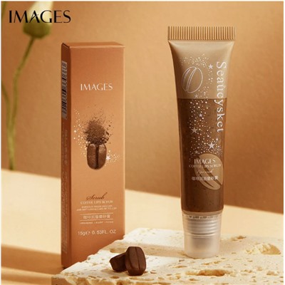 Кофейный бальзам- скраб для губ IMAGES, 15 г