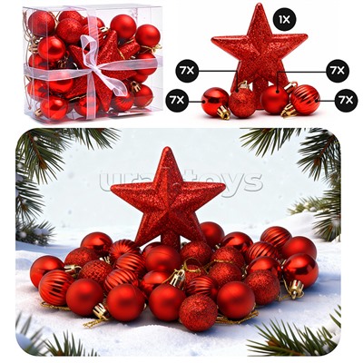 Набор новогодних украшений "Яркие впечатления"