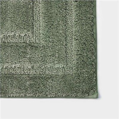 Коврик SAVANNA «Мягкость», 40×60 см, зелёный