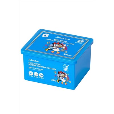 JMsolution Набор увлажняющих тканевых масок для лица / Disney Quick Routine Moisture Hyaluronic Acid Mask, 350 мл KRISTALLER, 1110655