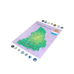 Игра на липучках, конструктор «Свердловская область»