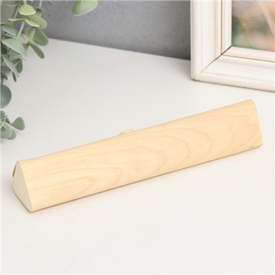 Шкатулка для росписи дерево «Тонкий лист», треугольная, 19×3.4×3.4 см