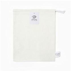 Мешочек текстильный Этель Home collection 27×34 см, белый, 100%лён