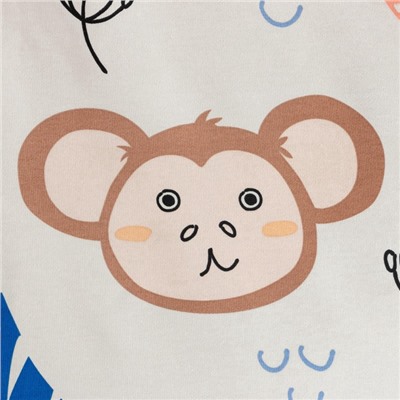 Покрывало 1.5-спальное «Этель» African friends, 145×210 см, хлопок 100%