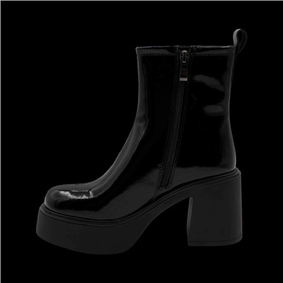 Ботинки из натуральной кожи Р-121-8 черные