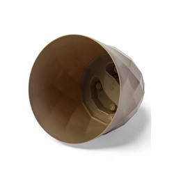 Горшок для цветов с поддоном Laurel, 4.5 л, d=22 см, h=19 см, пластиковый, бежевый