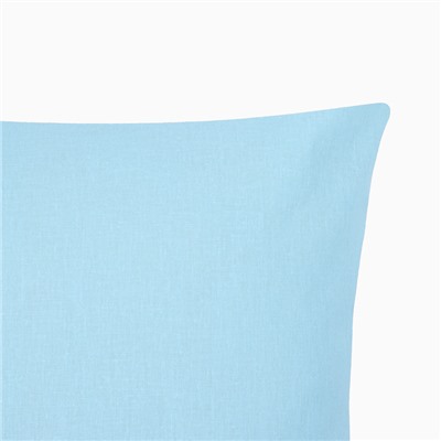 Комплект наволочек «Этель», 50×70 см, 2 шт., голубой, бязь, хлопок 100%