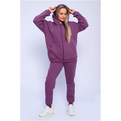 688 Костюм с начесом ZIP (Ежевичный)