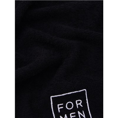 Полотенце махровое «Этель» For men, 35×50±5 см, хлопок 100%, чёрное
