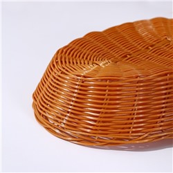 Корзинка для подачи Доляна «Капучино», 27×22×6,5 см, цвет коричневый