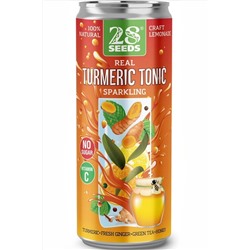 Напиток куркуминный тоник "Turmeric tonic" среднегаз. с соком, ж/б 330мл ЭКОПРОДУКТЫ, 1136991