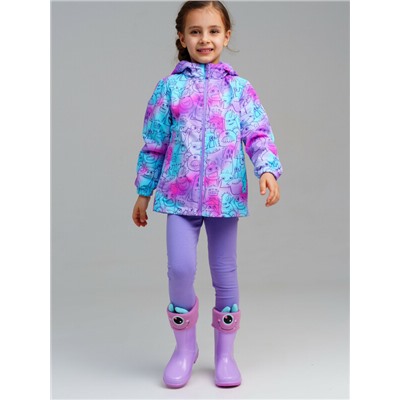 Куртка текстильная с полиуретановым покрытием для девочек (ветровка)