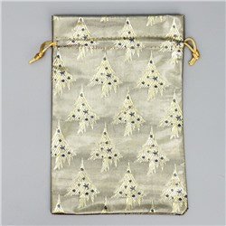 Мешочек подарочный парча «Новогодняя ночь», 16×24 см ± 1.5 см