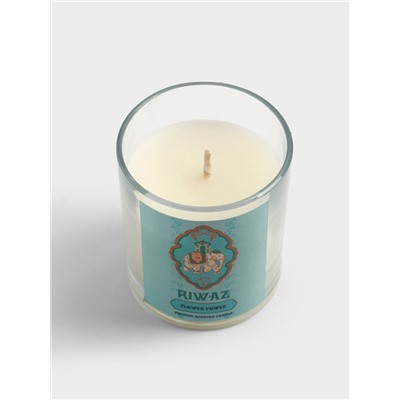 Свеча ароматическая в стекле «Сила цветов», соевый воск, 120 г