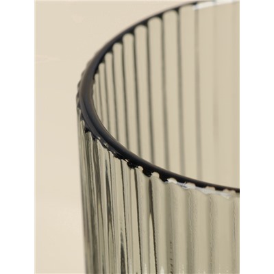 Бокалы для вина SL Home «Модерн», 250 мл, 8×14.5 см, набор 2 шт., стекло, графитовые