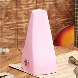 Метроном механический Gleam, розовый, 40-408 ударов в минуту, 21×10×12 см