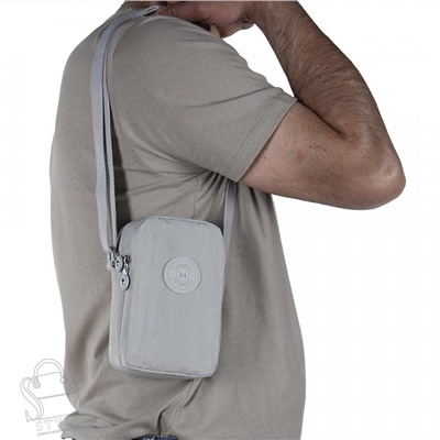 Сумка мужская 8761MDM l.gray Mindesa