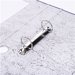 Папка на кольцах A4 2 кольца диаметром 35 мм PP синяя