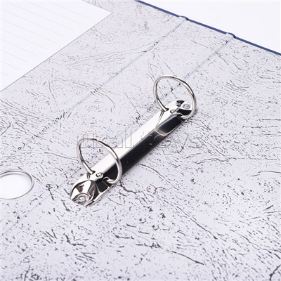 Папка на кольцах A4 2 кольца диаметром 35 мм PP синяя