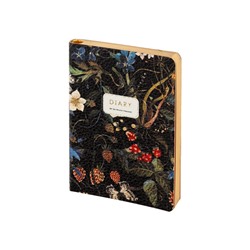 Ежедневник недатированный А6+ FLEX "FLORA.Лесные ягоды" 3-742/18 Bruno Visconti